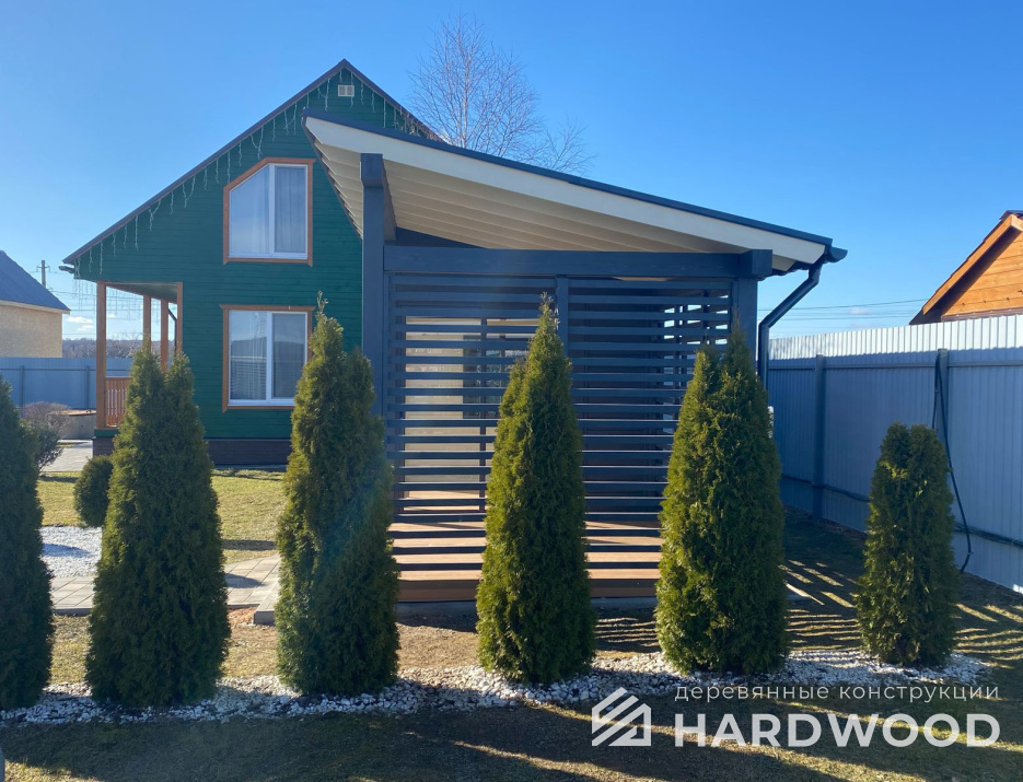 Скандинавская беседка из дерева №93 - фото 2244