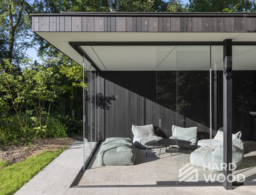 Беседка модерн в тёмном цвете  №75 - фото 1752