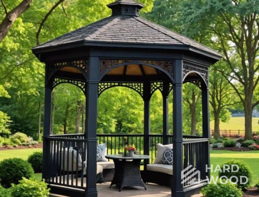 Восьмиугольная беседка №85 - фото 1895