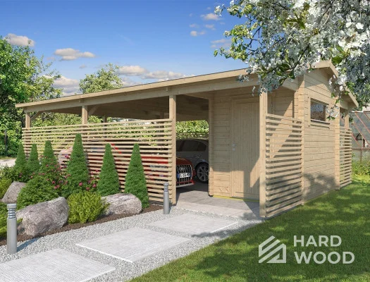 Навес с хозблоком №144 - фото 1118