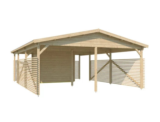 Навес с хозблоком №144 - фото 1121